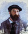 Autorretrato con boina Claude Monet